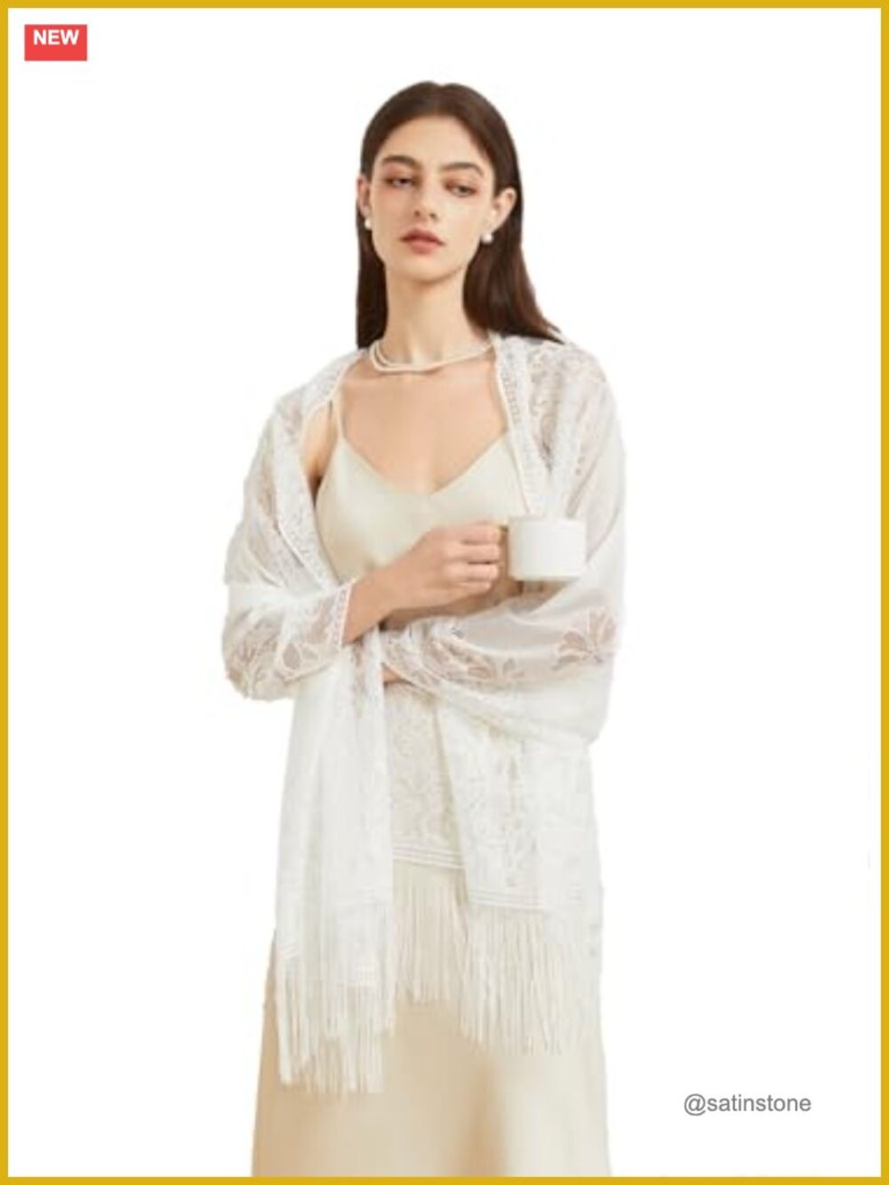 Lace Shawl Wrap Evening Party Wedding Bridal